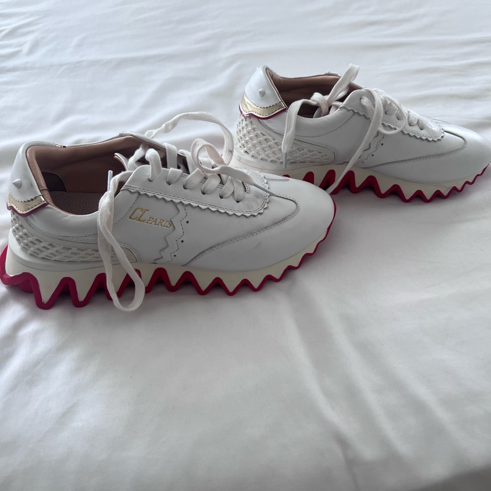 CHRISTIAN LOUBOUTIN, Sneakers LOUBISHARK / Women's size 40 US 9.5 Made in Italy,